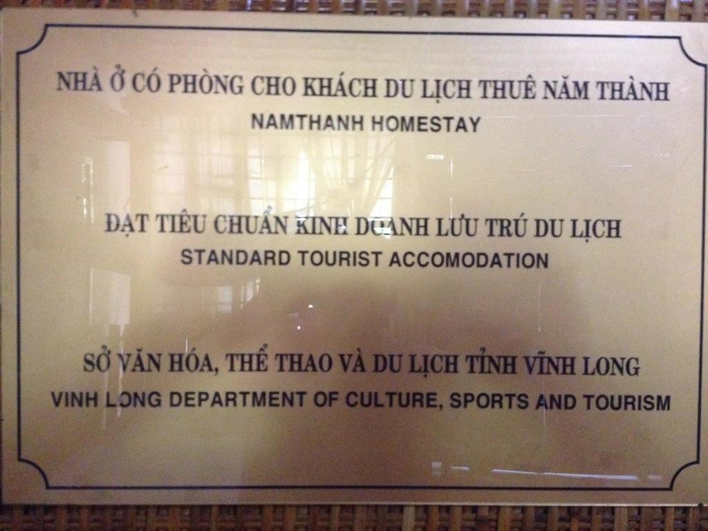 Nam Thanh Homestay Vĩnh Long Exteriör bild